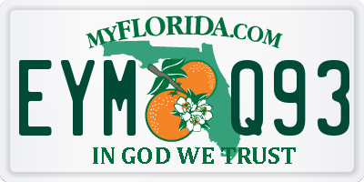 FL license plate EYMQ93