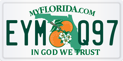 FL license plate EYMQ97