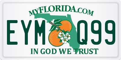 FL license plate EYMQ99