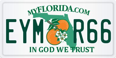 FL license plate EYMR66