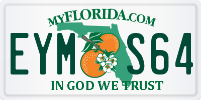 FL license plate EYMS64