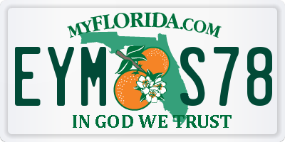 FL license plate EYMS78