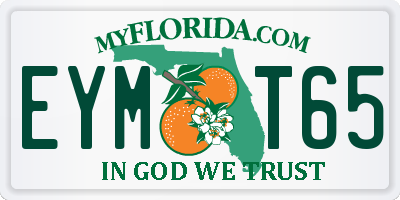 FL license plate EYMT65