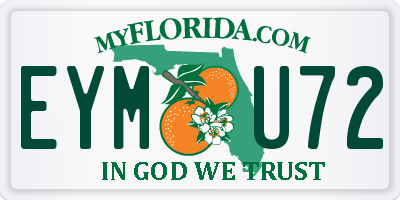 FL license plate EYMU72