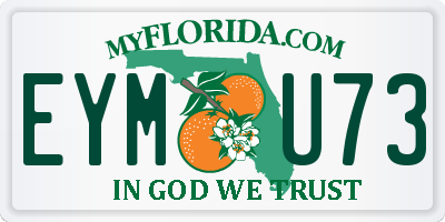 FL license plate EYMU73