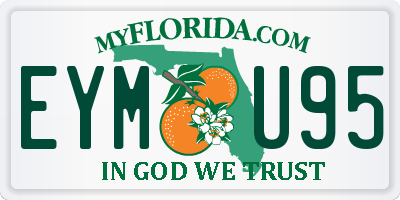 FL license plate EYMU95
