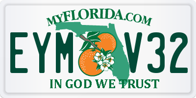 FL license plate EYMV32