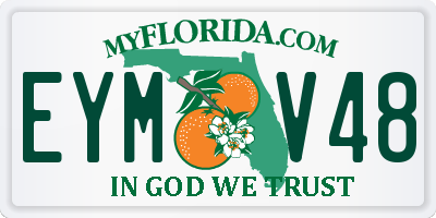 FL license plate EYMV48