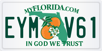 FL license plate EYMV61