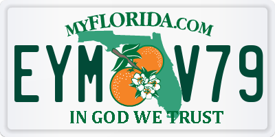 FL license plate EYMV79