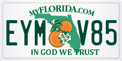 FL license plate EYMV85