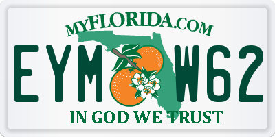 FL license plate EYMW62