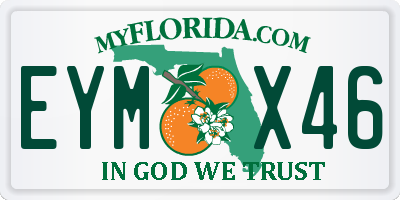 FL license plate EYMX46