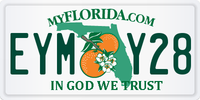 FL license plate EYMY28
