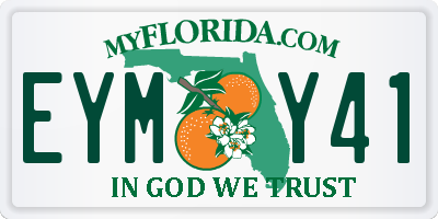 FL license plate EYMY41