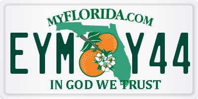 FL license plate EYMY44