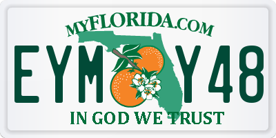 FL license plate EYMY48