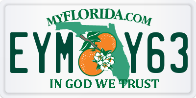 FL license plate EYMY63