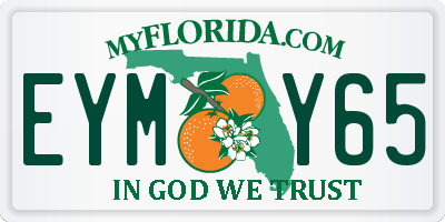 FL license plate EYMY65