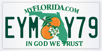 FL license plate EYMY79