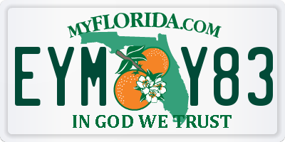 FL license plate EYMY83