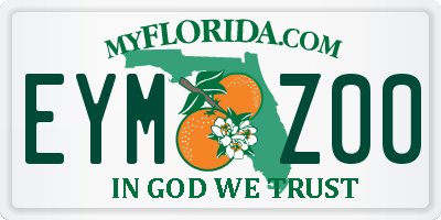 FL license plate EYMZ00
