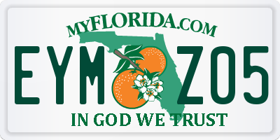 FL license plate EYMZ05