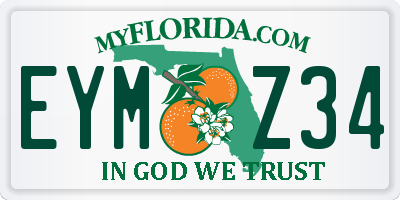 FL license plate EYMZ34