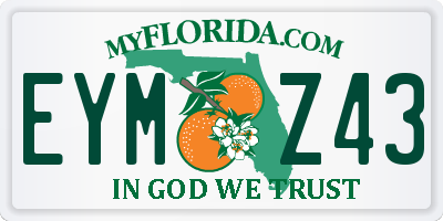 FL license plate EYMZ43