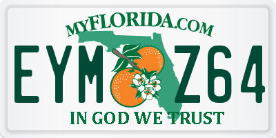 FL license plate EYMZ64