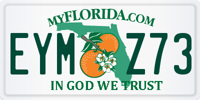 FL license plate EYMZ73