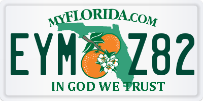 FL license plate EYMZ82