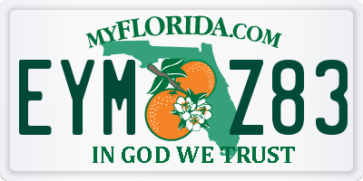 FL license plate EYMZ83