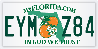FL license plate EYMZ84