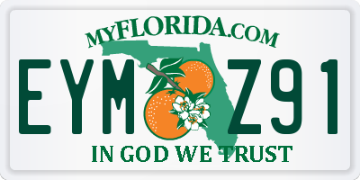 FL license plate EYMZ91