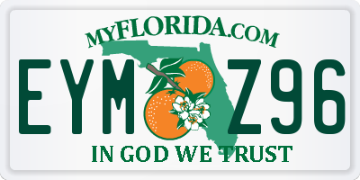 FL license plate EYMZ96