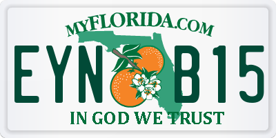 FL license plate EYNB15