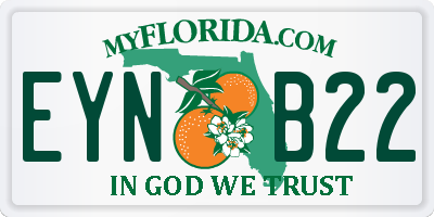 FL license plate EYNB22