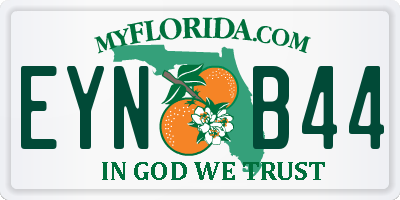 FL license plate EYNB44