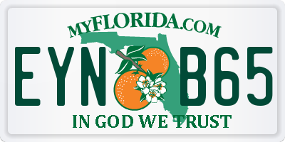 FL license plate EYNB65