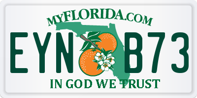 FL license plate EYNB73