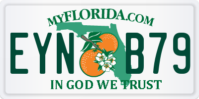 FL license plate EYNB79
