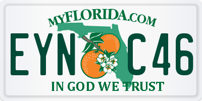 FL license plate EYNC46