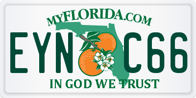 FL license plate EYNC66