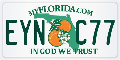 FL license plate EYNC77