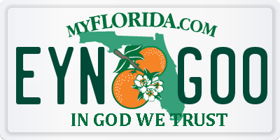 FL license plate EYNG00