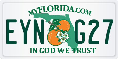 FL license plate EYNG27