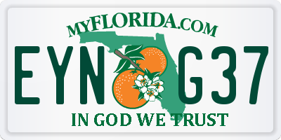 FL license plate EYNG37