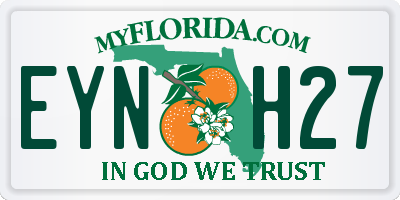 FL license plate EYNH27