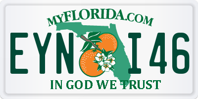 FL license plate EYNI46